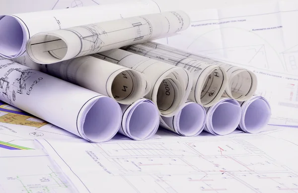 Architectural plans — Stock Photo, Image