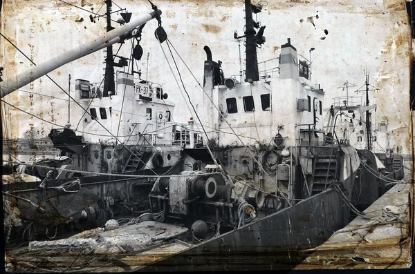 Old fishing ship — Stock Photo, Image