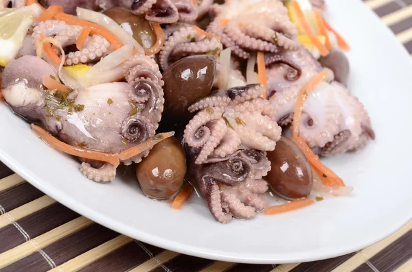 Octopus salad — Stock Photo, Image