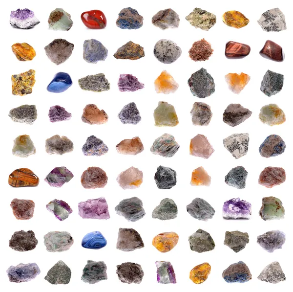 Mineraliensammlung — Stockfoto