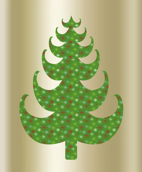 Christmas green tree — Stock Photo, Image