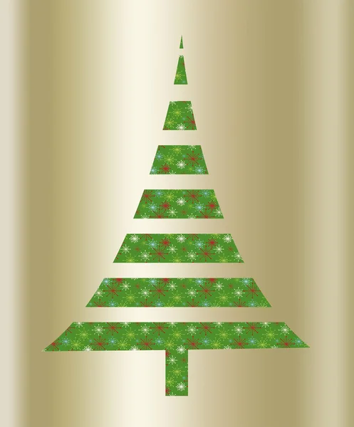 Groene kerstboom — Stockfoto