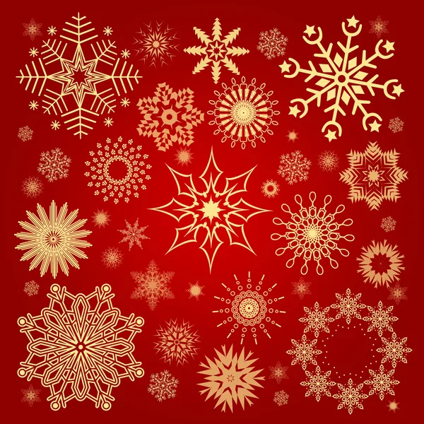 Christmas snowflakes — Stock Photo, Image