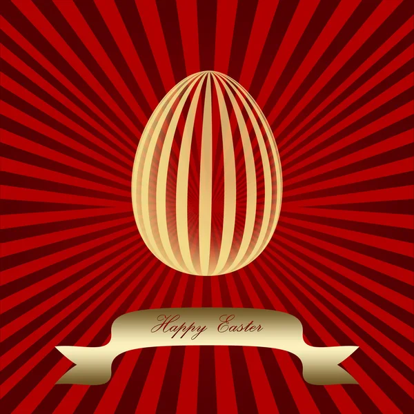 Huevo de Pascua dorado —  Fotos de Stock