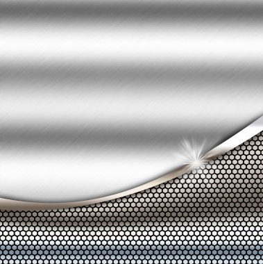 Gümüş arka plan metal doku