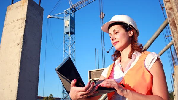 Woman engineer manager — Stock Photo, Image