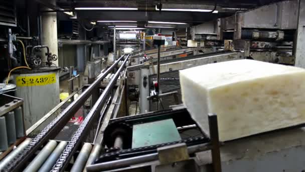 Synthetische rubber productielijn — Stockvideo