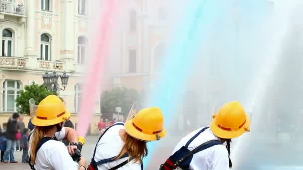 Bomberos. — Vídeos de Stock