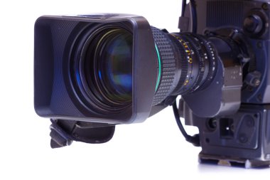 TV camera lens clipart