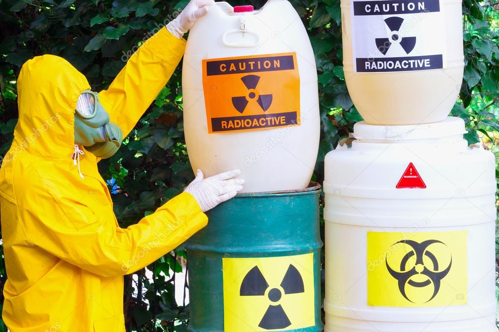 Work with hazardous materials Stock Photo by ©overcrew 48503307