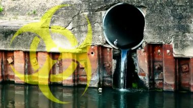 nehir içine atık su deşarj