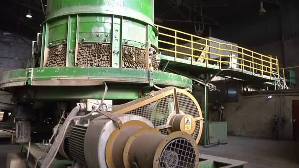 Clay Separator Roof Tile Production Clay Separation Machine Production Roof — Vídeo de Stock