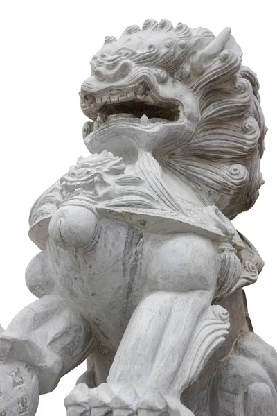 Chiński kamień lwa — Zdjęcie stockowe