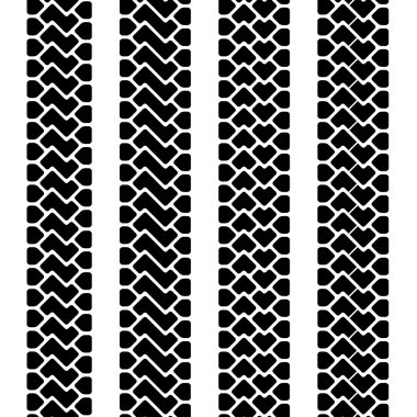 arazi lastikleri kesintisiz iz