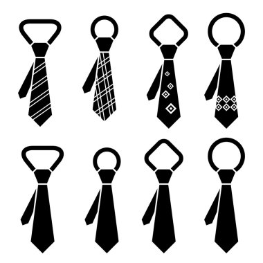 tie black symbols