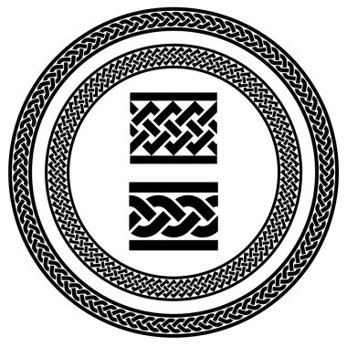 Dikişsiz süs düğüm çerçeveler