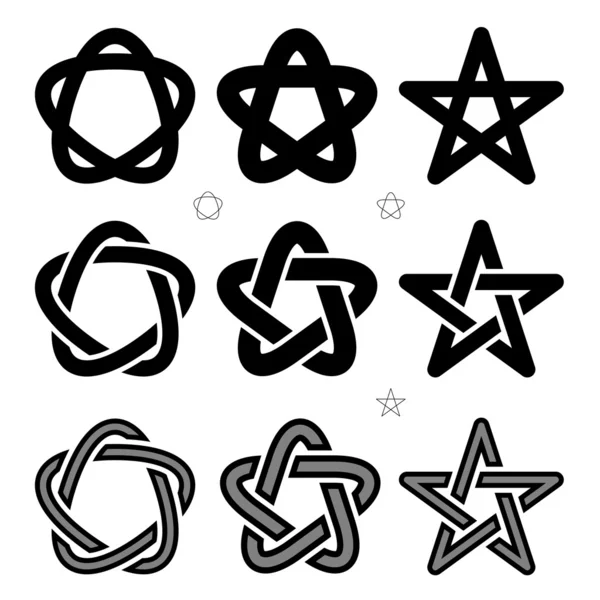 Signos ocultistas medievales — Vector de stock