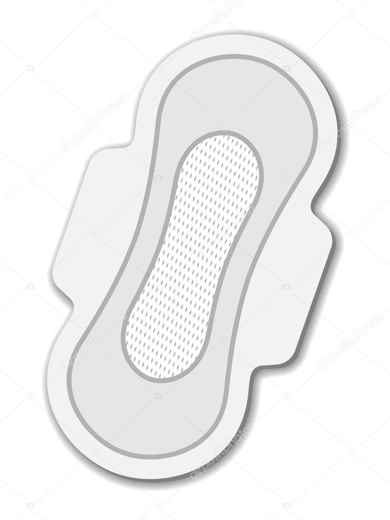 Sanitary towel — Stock Vector © happyroman 14240203