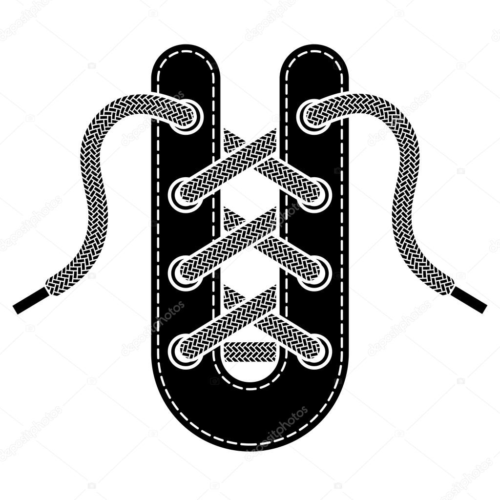 shoe lace symbol