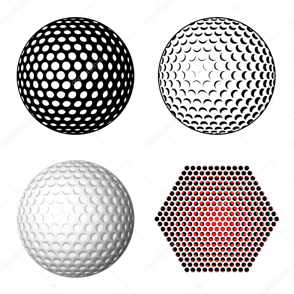 golf ball symbols