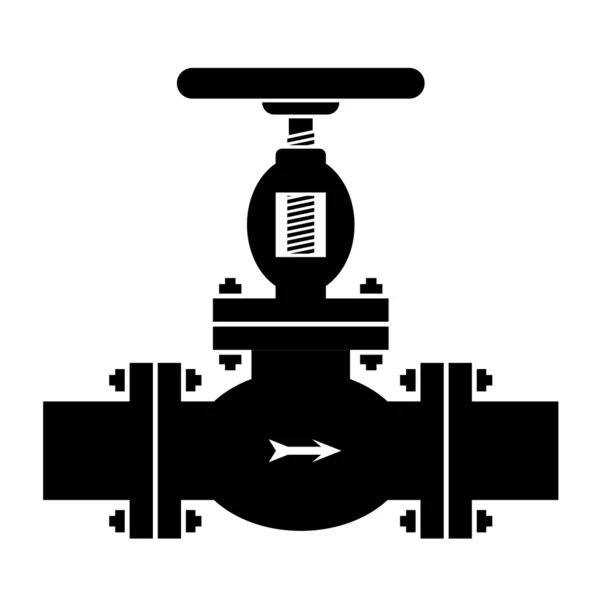 Industriële ventiel symbool — Stockvector