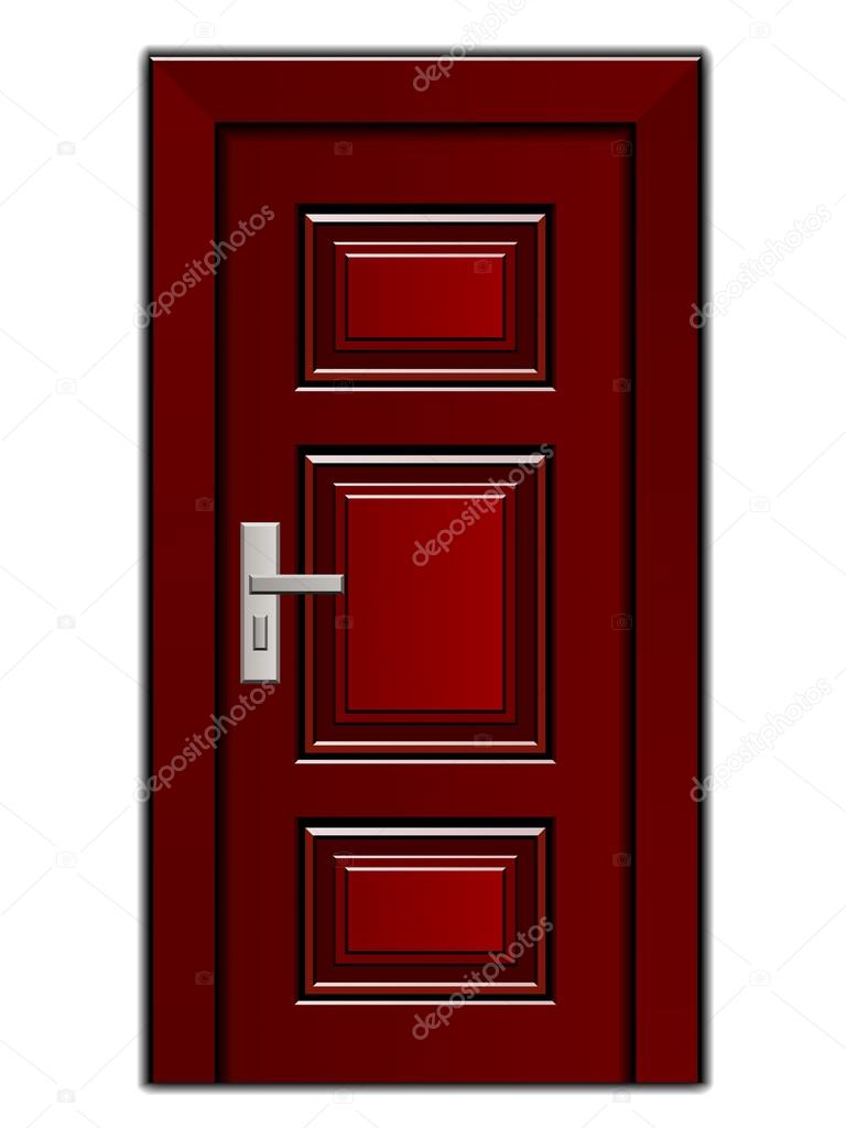 luxury mahogany wooden entrance door