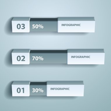 yüzde Infographic grafik tasarım şablonu
