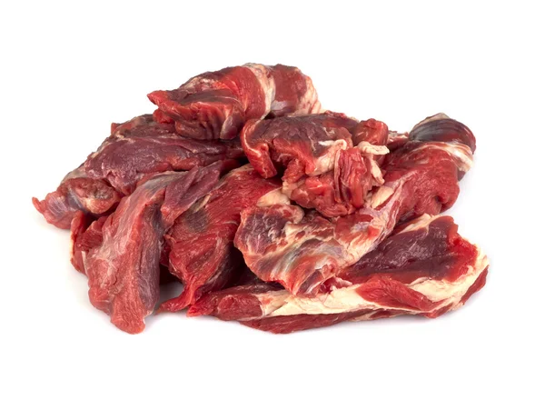 Saftige Stücke rohes Rindfleisch — Stockfoto