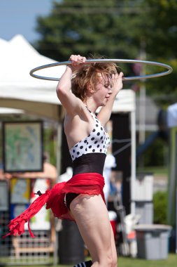 sirk sanatçısı mı hula hoop bahar Festivali