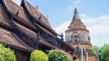 zaman sukut wat lok moli (molee) ünlü tapınağı chiang Mai, Tayland