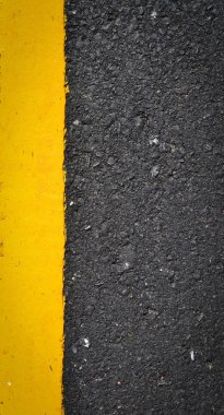 Yeni sarı çizginin yol doku