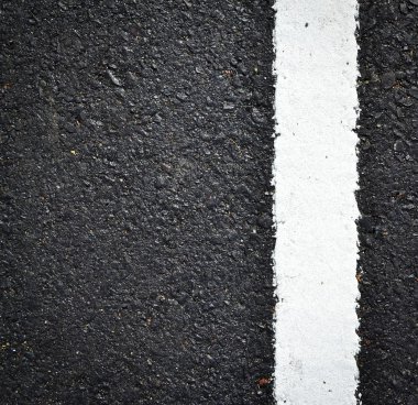 Yeni beyaz çizgi yol doku