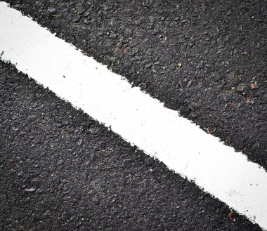 Yeni beyaz çizgi yol doku