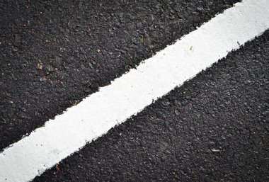 Yeni beyaz çizgi yol doku