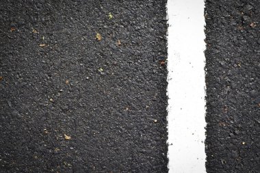 Yeni beyaz çizgi yol doku