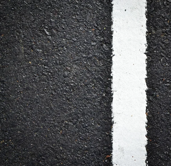 Nueva línea blanca en la textura del camino — Foto de Stock