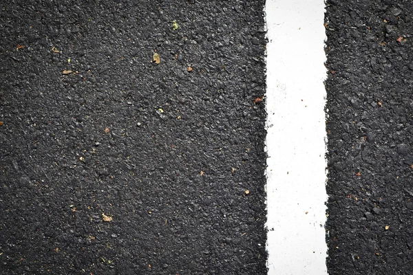 Nueva línea blanca en la textura del camino — Foto de Stock