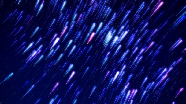 Time Lapse beau flotteur étoilé dans le ciel nocturne (mode comète )