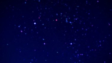 zaman atlamalı (Efekt modu gece gökyüzünde güzel starry float)