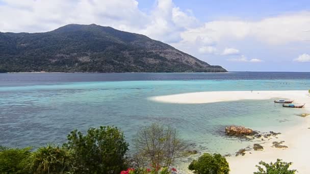 Koh Lipe Famosa isla de Tailandia — Vídeo de stock