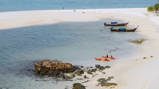 Koh Lipe Famous Island Of Thailand — Stock Video