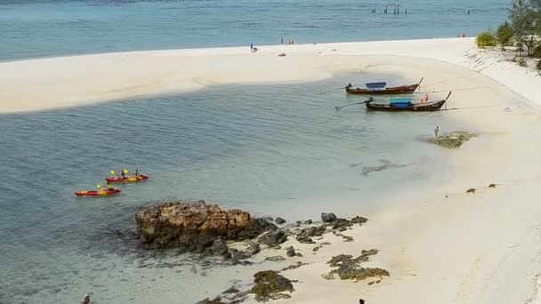 Koh lipe híres sziget, Thaiföld — Stock videók