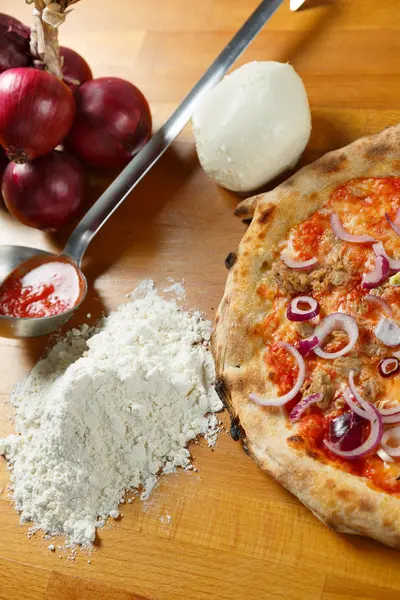 İtalyan pizzası.