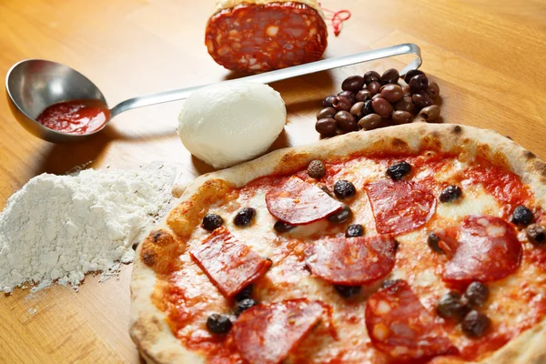 İtalyan pizzası.