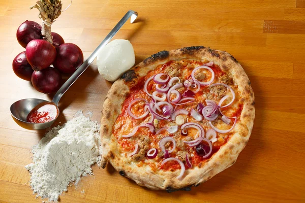İtalyan pizzası.