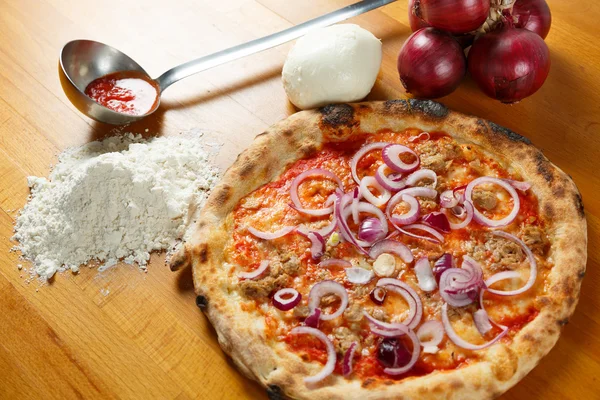 İtalyan pizzası.