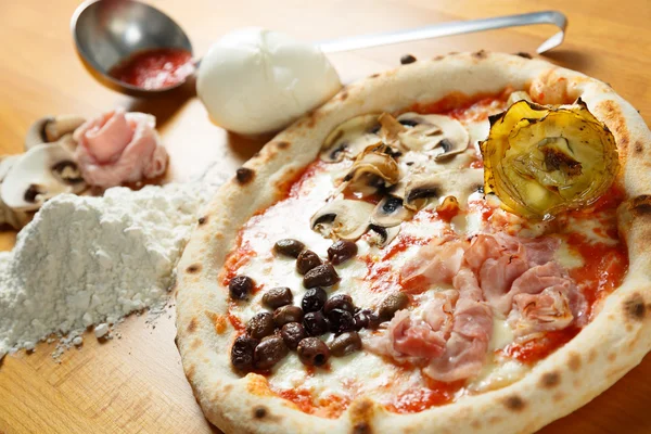 İtalyan pizzası.