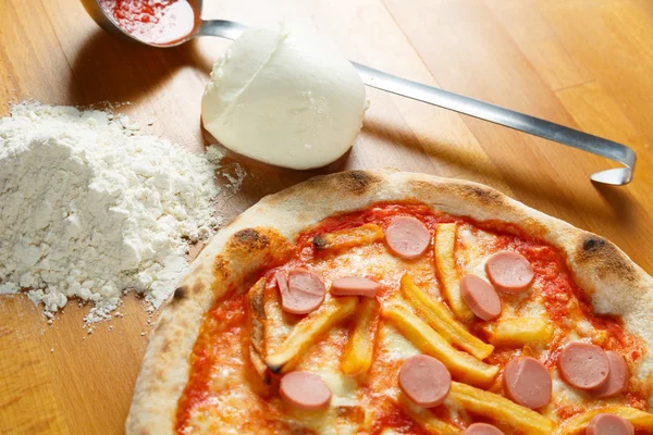 İtalyan pizzası.