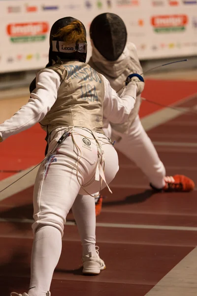 Fencing Cup Torino 2013 woman foil championship — Stock Photo, Image