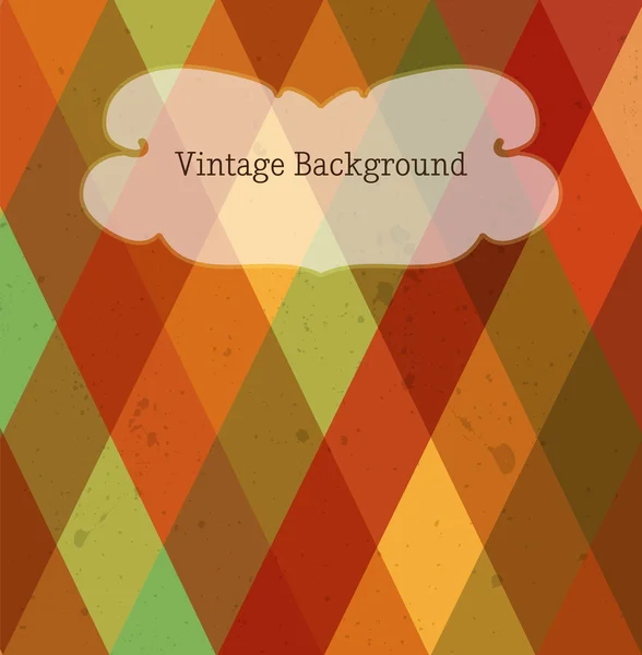 Abstracte retro achtergrond. vectorillustratie. — Stockvector